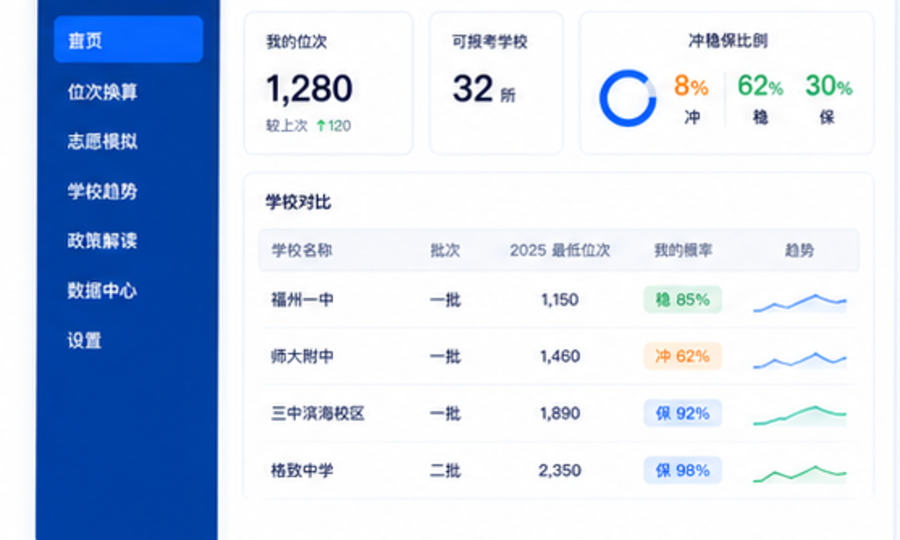 诺捷排位助手产品界面预览